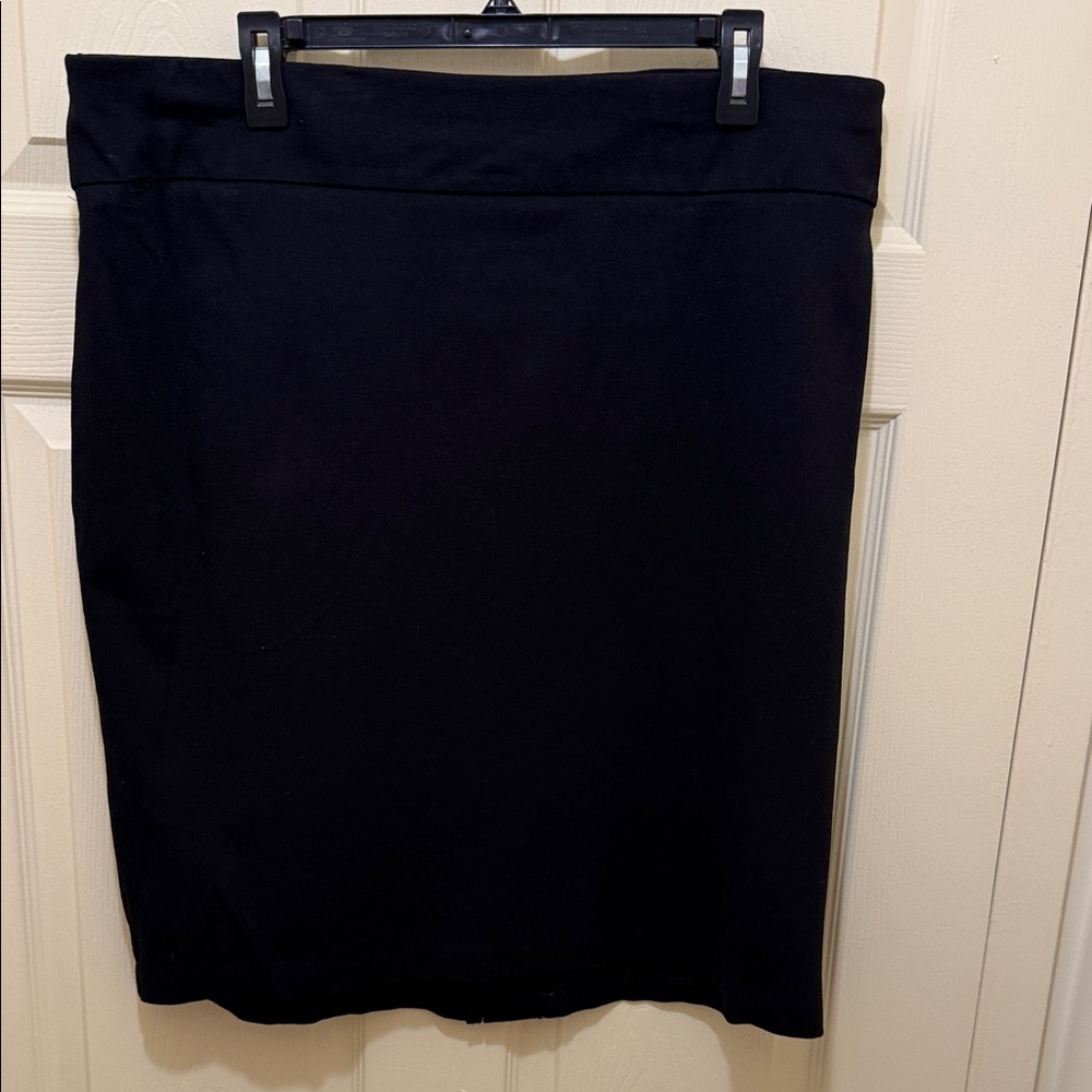 Ashley Stewart Black Pencil Skirt - Sleek Stretch Fit